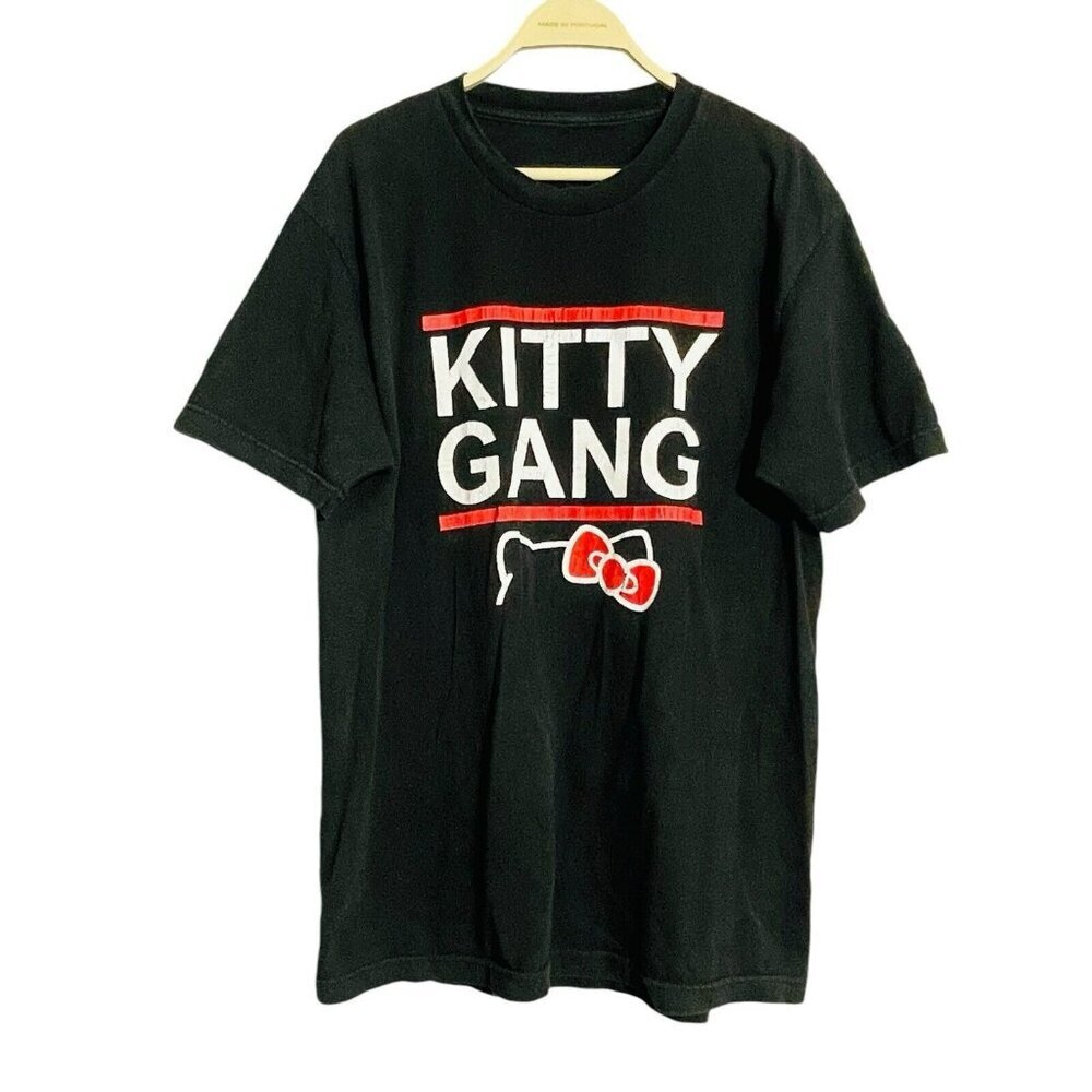 Hello Kitty Gang Tshirt Men Women Size XL Logo Cat Kitten Animation Japan Iconic - Picture 1 of 12